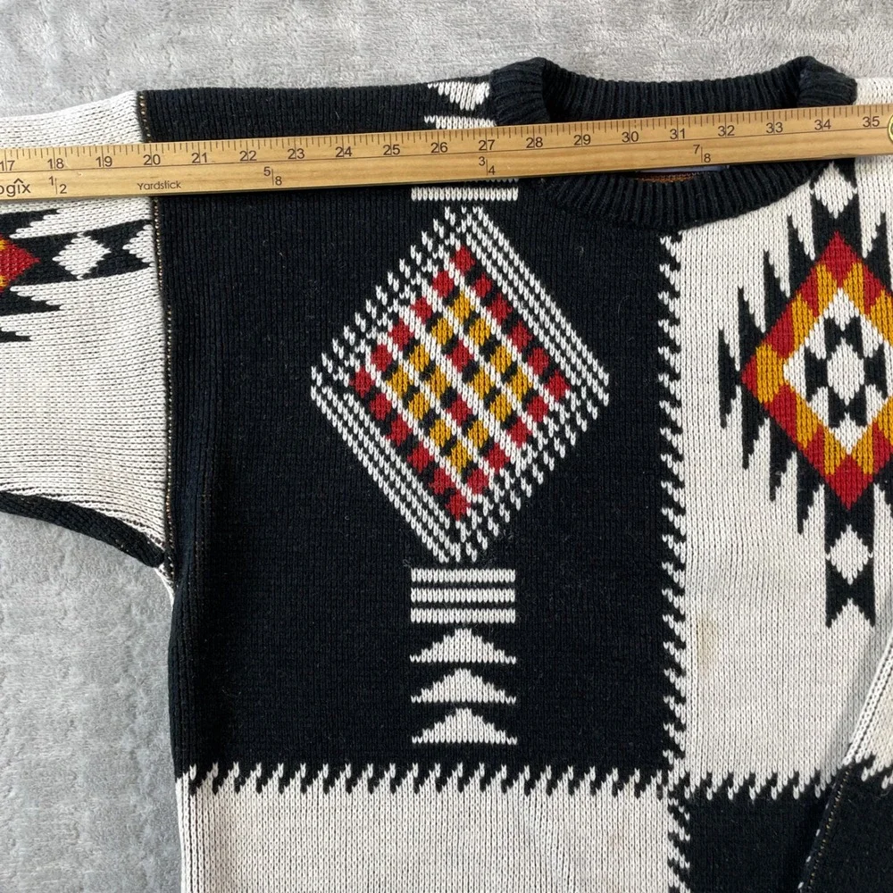Vintage JJ Cochran Sweater Mens Large Aztec Southwestern Geometric Knit‎ - Picture 6 of 9
